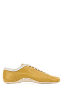 Dries Van Noten Yellow Leather Sneakers