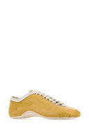 Dries Van Noten Yellow Leather Sneakers