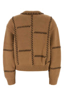 Frame Camel Wool Blend Oversize Sweater
