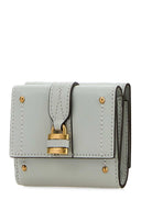 Chloe Pastel Light Blue Leather Mini Paddington Wallet