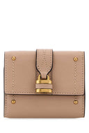 Chloe Antiqued Pink Leather Mini Paddington Wallet