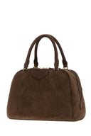 Givenchy Brown Suede Medium Antigona East West Soft Handbag