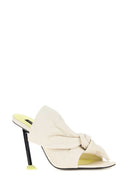 Givenchy Ivory Leather Boudoir Mules