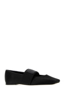 Givenchy Black Satin Ballerinas