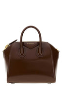 Givenchy Chocolate Leather Mini Antigona Handbag