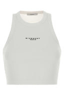 Givenchy White Stretch Cotton Crop Top