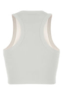 Givenchy White Stretch Cotton Crop Top
