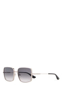 Alexander Mcqueen Silver Metal Sunglasses