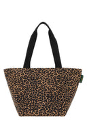 Herve' Chapelier Printed Canvas Shopping Bag