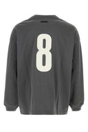T-shirt oversize in cotone grigio scuro essenziale di Fear Of God