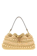 Jimmy Choo Raffia Medium Cinch Handbag