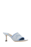 Mules Alexia 70 de lona bicolor de Jimmy Choo