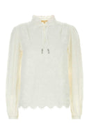 Michael By Michael Kors White Cotton Blouse