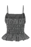 Michael By Michael Kors Embroidered Poplin Top