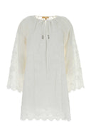 Michael By Michael Kors White Cotton Dress