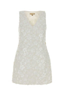 Michael By Michael Kors Embellished Stretch Polyester Mini Dress