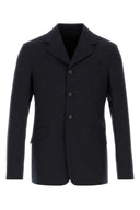 Jil Sander Navy Blue Wool Blazer