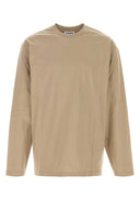 Jil Sander Camel Cotton T Shirt