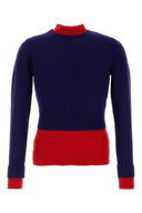 Jil Sander Two Tone Wool Blend Sweater