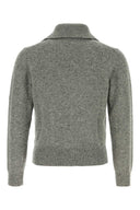 Jil Sander Grey Wool Blend Cardigan