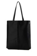 Jil Sander Black Leather Linea Shopping Bag