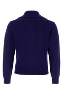 Jil Sander Blue Wool Blend Cardigan