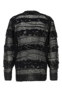 Yohji Yamamoto 블랙 크로셰 스웨터