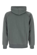 Carhartt Wip Air Force Blue Cotton Blend Hooded Chase Sweat