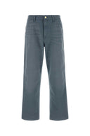 Carhartt Wip Air Force Bleu Canvas Single Knee Pant
