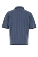Carhartt Wip Air Force Blue Cotton S/S Ramsey Polo