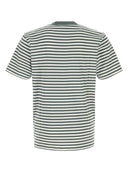 Carhartt Wip Embroidered Cotton S/S Ezra Pocket T Shirt