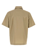 Carhartt Wip Cappuccino Jersey S/S Postal Zip Shirt