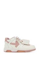Off White White Leather Out Of Office Sneakers