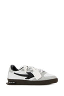 Off White Multicolor Fabric And Suede M End Of Play Sneakers