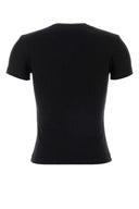 Off White Black Stretch Cotton T Shirt