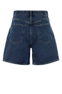 Agolde Blue Denim Dame Shorts