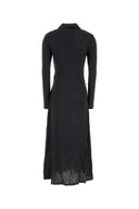 Ganni Dark Grey Jersey Shirt Dress