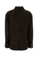 Ganni Brown Satin Shirt