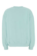 Ganni Hellblaues Oversize-Sweatshirt aus Baumwolle