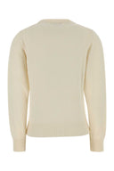 Ganni Ivory Wool Blend Sweater