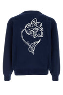 Kenzo Navy Blue Wool Blend Cardigan
