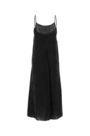Uma Wang Black Viscose Blend Anaya Dress