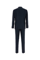Brunello Cucinelli Navy Blue Silk Blend Suit