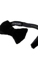 Tom Ford zwart fluwelen vlinderdas