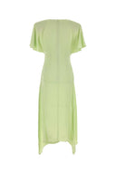 Stella Mc Cartney Pastel Green Satin Dress