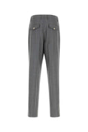 Brunello Cucinelli Embroidered Cotton Pant