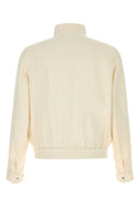 Brunello Cucinelli Ivory Silk Blend Jacket