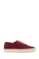 Brunello Cucinelli Tyrian Purple Suede Sneakers