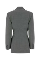 The Attico Two Stretch Wool Blend Blazer