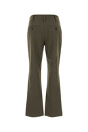 Brunello Cucinelli Sage Green Stretch Cotton Pant